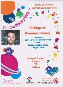 Fridays at Pennard Library 4Apr2014 with Nigel Little